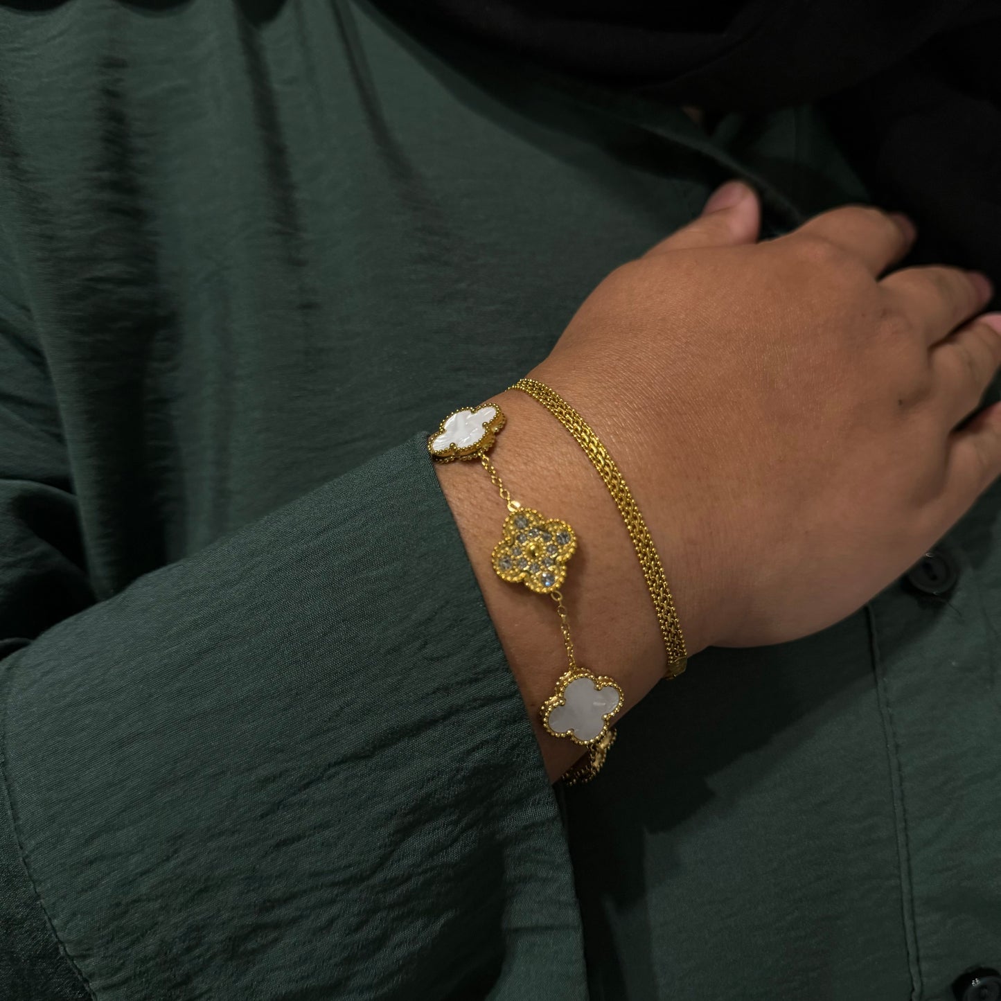 White Clove bracelet
